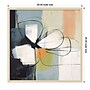 Amanti Art Floral Abstraction Serenity I by Irena Orlov Wood Framed Wall Art Print, 25"W x 25"H (A42679015769)~#|#~6AC4F8FB-B000-4E2E-9E5893F89525F992_sc7
