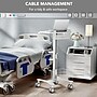 Mount-It! MedHub Mobile Medical Cart with Laptop Bar, Storage Accessories, and Locking Caster Wheels, White/Grey (MI-16029)~#|#~6AC60117-9591-4270-BE434CCD9DC72C48_sc7