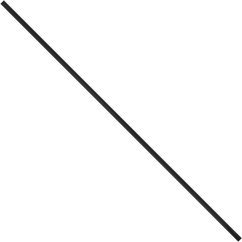 8" Plastic Twist Ties, Black, 2000/Carton (PLT8K) image 1