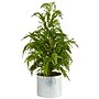 Nearly Natural Cedar Pine Natural Look Artificial Tree in Decorative Planter, 20" (T1506)~#|#~6AD078B1-58B9-4157-B990BCE6EB72548B_sc7