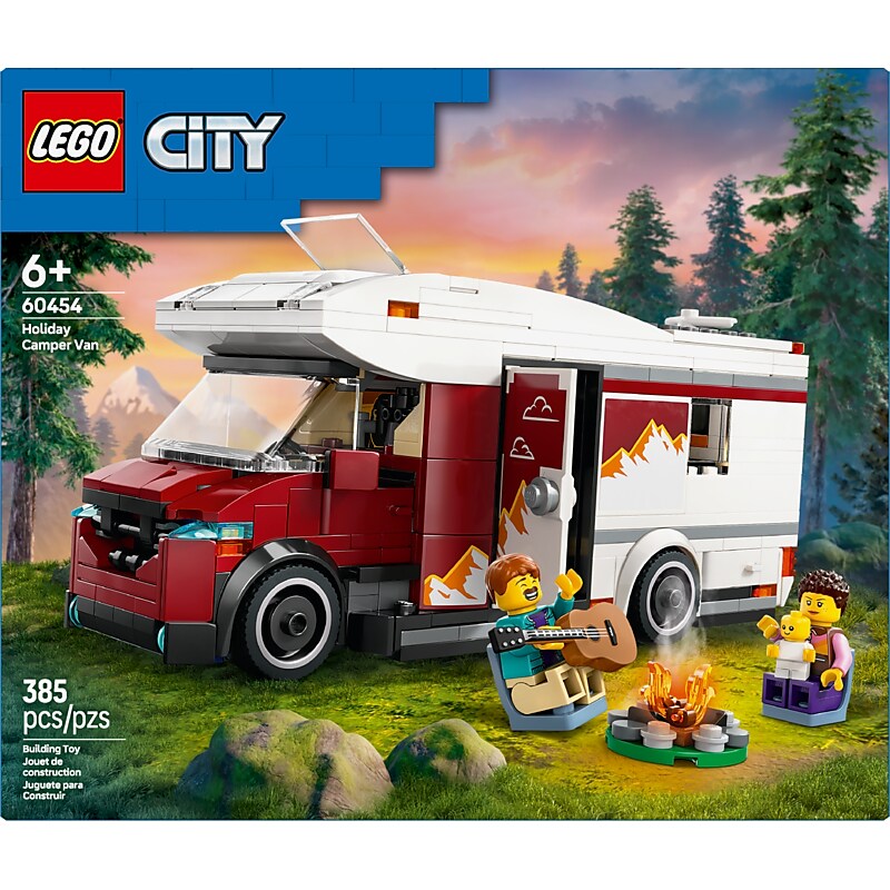 LEGO City Holiday Adventure Camper Van Toy Vehicle Set 60454 image 1