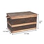 Household Essentials Decorative Wood Chest (9549-1)~#|#~6AD30FCF-A99D-45DD-8A736B7418E155F9_sc7