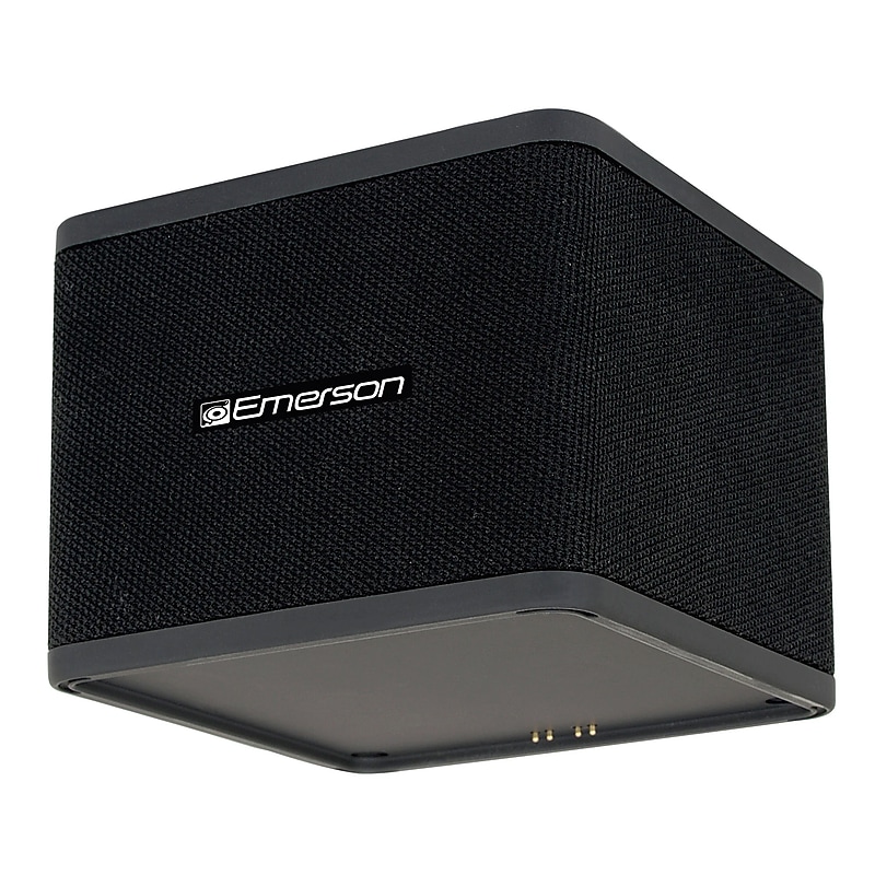 Emerson EAS-3006 Sound Blox Wireless Bluetooth 5.4 Stackable USB-C Speakers, Black (EAS-3006-BK) image 1