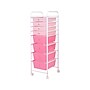 Humble Crew Essentials 8-Drawer Metal/Plastic Mobile Cart, Pink (UT76719)~#|#~6AD6EBB2-6F75-4E69-93E60A6367F54689_sc7