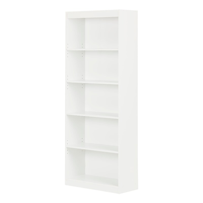 South Shore Axess 5-Shelf Bookcase, Pure White (7250768C) image 1
