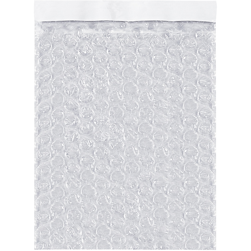 3" x 10" Self Seal 3/16" Bubble Pouch, 500/Carton (BOB310) image 1
