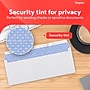 Staples QuickStrip EasyClose Self Seal Security Tinted #10 Business Envelopes, 4 1/8" x 9 1/2", White, 500/Box (ST50312-CC)~#|#~6AE1D03E-948F-4CC1-BD70238217CADAF3_sc7