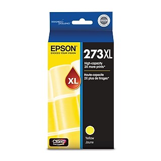 Epson T273 Yellow Ink Cartridge, Standard (T273420-S) | Staples