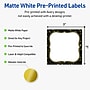Avery Square Laser/Inkjet Multipurpose Labels, 3" x 3", White, 60/Pack (19479370897)~#|#~6AED2F98-EF46-4768-817775362FD4B945_sc7