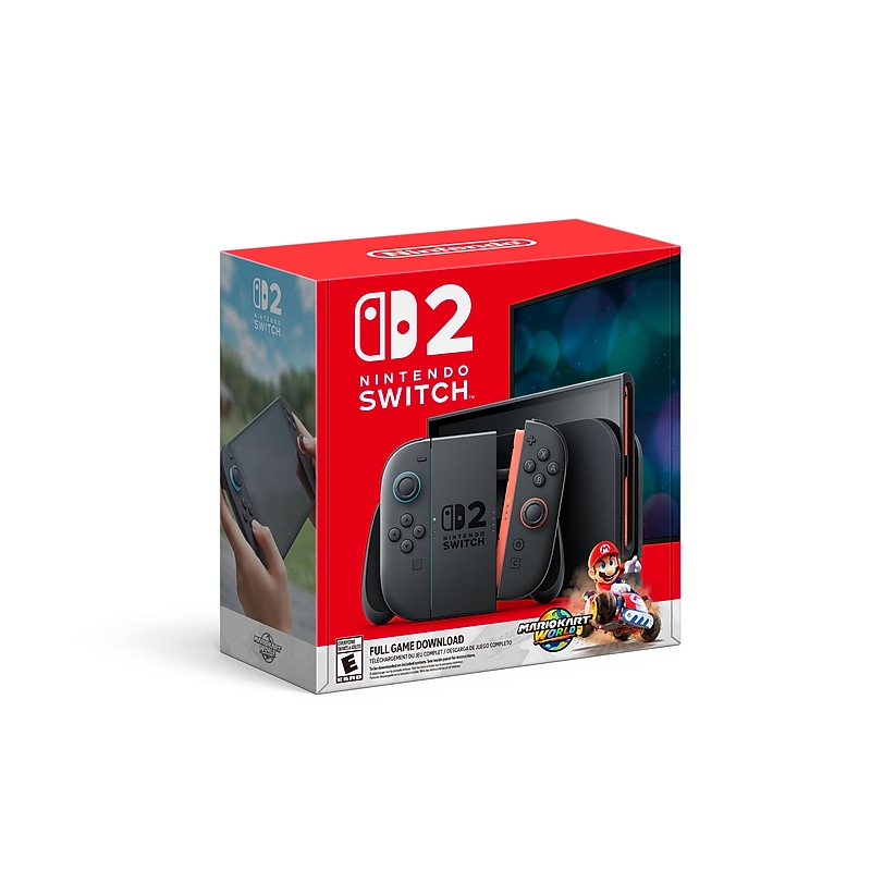 Nintendo Switch 2, 256GB, Mario Kart World Bundle, Black (BEESKB6LA) image 1