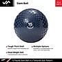 Jfit 15 lb. Star Slam Ball, Navy (J-SB15BK)~#|#~6AF4D314-4684-496E-B80467F43872A180_sc7