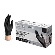 Ammex Professional Series Powder Free Nitrile Exam Gloves, Latex Free, Medium, 100/Box (ABNPF44100)