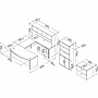 Bush Business Furniture Studio C 72W x 36D U Shaped Desk with Hutch, Bookcase and File Cabinets, Platinum Gray (STC001PGSU)~#|#~6B0944E9-BEFB-4DF9-9086A638D9046BAE_sc7