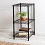 Honey-Can-Do Small 3-Tier Adjustable Storage Shelving Unit, 15"W, Black (SHF-09209)~#|#~6B0D9BBA-66E2-40FC-96C3E93CBC76ED26_sc7