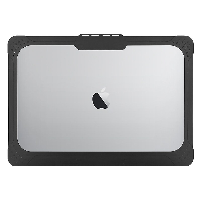 SaharaCase Venture Series Hard Shell Case for MacBook Air 13-Inch (M2 Chip), Shock-Absorbing, Clear/Black (LT00110) image 1