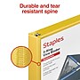 Staples 1" 3-Ring View Binders, D-Ring, Yellow (58653)~#|#~6B119073-6F13-474F-94AC71B68F3D7B0C_sc7
