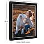 Amanti Art Eva 18" x 22" Picture Frame, Matte Black/Silver (A42678297450)~#|#~6B16EE22-7AEA-4997-9102AA15C23B4EA2_sc7