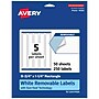 Avery Laser/Inkjet Rectangle Multipurpose Labels, 9.75" x 1.25", White, 250 Labels/Box (94262)~#|#~6B18CE9C-36DA-4182-BBBD4776F62899F7_sc7