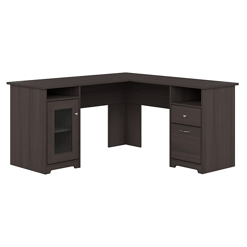 Bush Furniture Cabot 60"W L Shaped Desk, Heather Gray (WC31730-03K) image 1