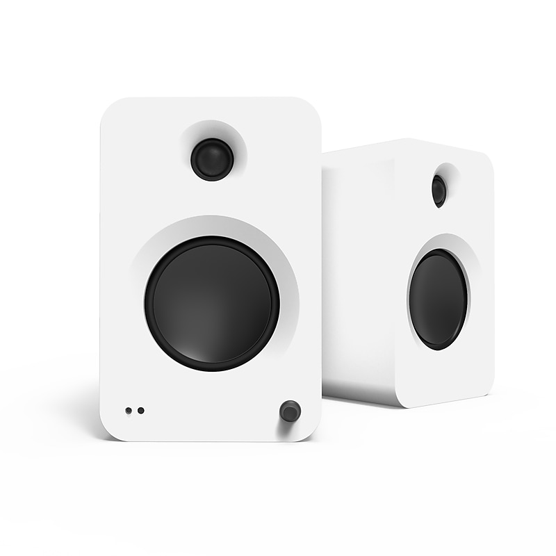 Kanto REN KTRENMW 200W Indoor Shelf Speaker, Matte White image 1
