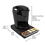 Mind Reader Plastic Coffee Pod Drawer Countertop Organizer, 30 Pod Capacity, Black (TRY30-BLK)~#|#~6B1F78F6-B772-4DA1-9FDA4A6543270288_sc7
