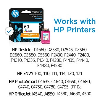 HP 60/901 Tri-Color Ink Cartridge (CC643WN)