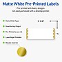 Avery Laser/Inkjet Rectangle Multipurpose Labels, 1" x 2-5/8", White, 160/Pack (S00D1T)~#|#~6B2F07A9-64E9-46FE-99883D7CE57D45C5_sc7
