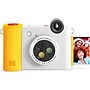 Kodak Smile+ 5 Megapixels Digital Instant Print Camera, White/Yellow (RODSMPCAMW)~#|#~6B31B119-5727-466B-B3A9FE699016EBA5_sc7