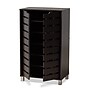 Baxton Studio Ernest Shoe Cabinet, Dark Brown and Grey (178-11027-HiT)~#|#~6B3424BB-F1E8-4D28-B4D7528C24168BAD_sc7