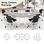 Bush Business Furniture Synergy 72"W Trapezoid Shaped Conference Table, Platinum Gray (SGD172PG)~#|#~6B38AD3C-B696-4739-8472C75DBA73D26D_sc7