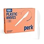 Perk™ Polystyrene Knife, Heavy-Weight, White, 100/Pack (PK56403)~#|#~6B38D9F7-30A7-4D47-9341ED702B5FE5C8_sc7