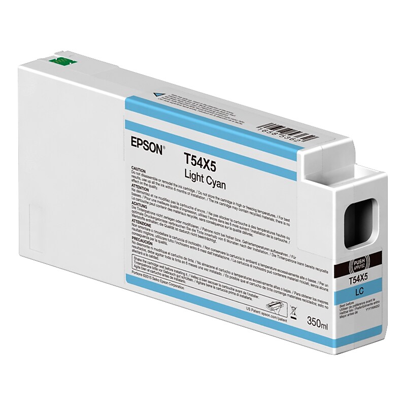 Epson UltraChrome HDX/HD T54X Light Cyan Ink Cartridge (T54X500) image 1