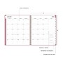 2025 Blue Sky Dusty Rose 8" x 10" Monthly Planner, Plastic Cover, Pink (148213)~#|#~6B438766-5AF2-48CF-97021EABE9F1A3C3_sc7