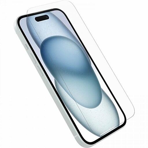 OtterBox Glass Screen Protector for iPhone 15 (77-93937) | Staples