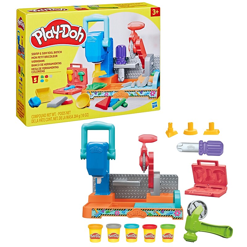 Play-Doh Stamp & Saw Tool Bench (F9141) image 1