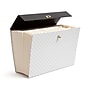 U Brands Modern Noir Premium Pressboard Accordion File, 19 Pocket, Letter Size, Black/White (2201U02-06)~#|#~6B529E39-209D-4BA1-835D63D86BAAC214_sc7