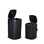 Nine Stars Plastic Motion Sensor Trash Can, 13.2 Gallon, Black, 2/Pack (CB50-36/12-36BK)~#|#~6B5561D0-6B1E-4D60-9346CD6B105EFAA2_sc7
