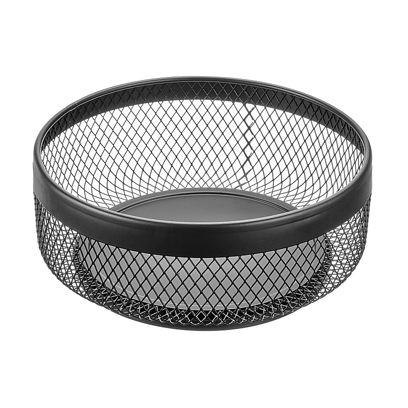 mDesign Steel Organizer, Matte Black (25966) image 1