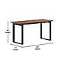 Flash Furniture Redmond 60"W x 24"D Conference Table, Laminate, Walnut (MTM6024WLTUBF)~#|#~6B5DC042-8FD4-497B-92EBBBDE12C54FE3_sc7
