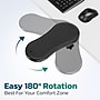 Purely E5620 Ergonomic Arm Rest/Elbow Support for Desk, 180° Adjustable Computer Desk Support Extender, Black (PARE5620)~#|#~6B5F8A58-2157-4EB0-A886829F52DEF340_sc7
