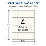 Avery Integrated Cards, 2-3/4" x 8-1/2", Matte Ivory, 100/Pack (95332)~#|#~6B626D6E-5AA1-429C-8632E567E486E4AF_sc7