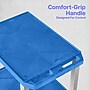 Luxor TUFFY 3-Shelf Multi-Purpose Utility Cart, Blue/Nickel (UCPL1BU-N)~#|#~6B63426F-804C-4A4D-B29C8831A1CBBFE8_sc7