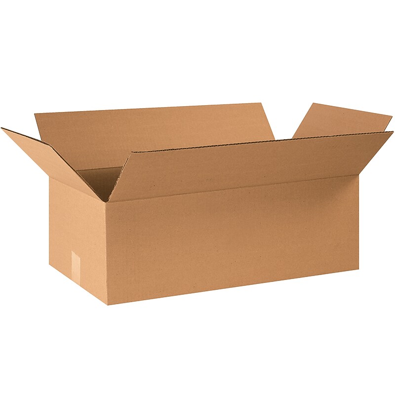 24" x 12" x 8" Shipping Boxes, 32 ECT, Brown, 25/Bundle (BS241208) image 1