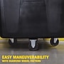 Rubbermaid Cube Truck, 500 lb. Capacity, Black (FG461600BLA)~#|#~6B660CA6-C248-4692-885EA3C6EC2C1F4B_sc7