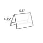 Azar Displays Two Sided Nameplate 4.25 x 5.5-inch 10/Pack~#|#~6B66CD7F-6660-44A6-A25135A49866481B_sc7
