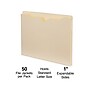 Staples File Jacket, 1" Expansion, Letter Size, Manila, 50/Carton (TR541092)~#|#~6B671D0D-984C-4021-ADA59F2AA9F577E1_sc7