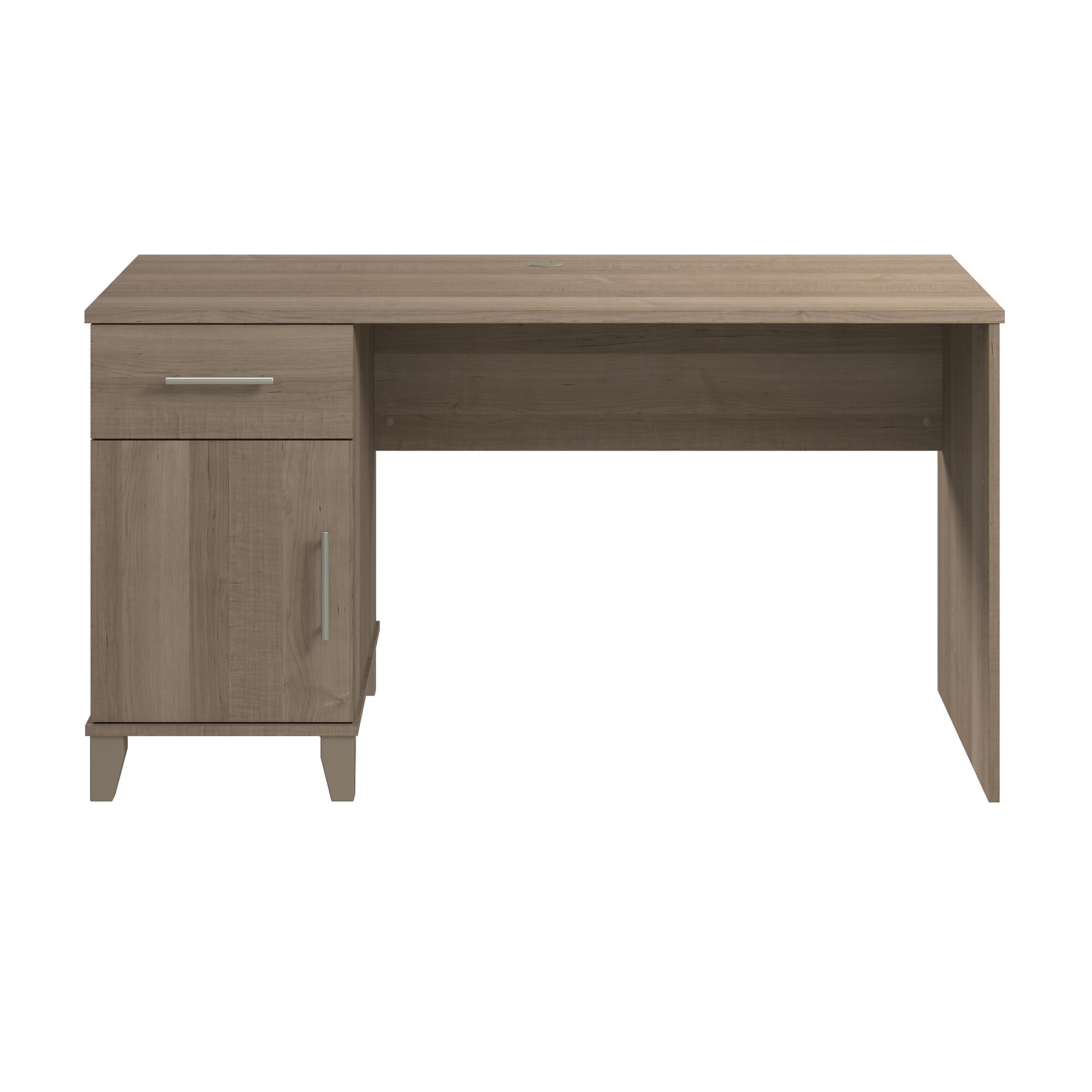 Bush Furniture Somerset 54″W Office Desk with Drawer and Storage Cabinet, Ash Gray (WC81654) Sansujyuku sansujyuku.com