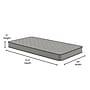 Flash Furniture Capri Comfortable Sleep 6" Spring Mattress, Twin (CLE236BT)~#|#~6B6B1AD1-D3EE-49C7-9162FC55C2A41409_sc7