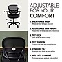 HON Wave Mesh Mid-Back Chair, Synchro-Tilt, Adjustable Arms, Black Sandwich Mesh (BSXVL712MM10)~#|#~6B6CF022-5823-4221-AB84A4D8F99C654B_sc7