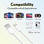 Overtime Lightning to USB-A Charging Cable for iPhone/iPad & iPod, 4 ft., White (DACDAIP5)~#|#~6B749831-2110-446D-B02C2CB2409AF764_sc7